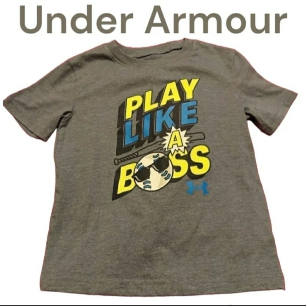 Under Armour tee Boys blue Size 4